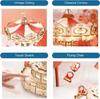 ROBOTIME ROKR 3D Puzzles for Adults-Projects for Teens-LED Swing Ride Model Building Kit-Music Box DIY Kit-Gift for Teens and Adults