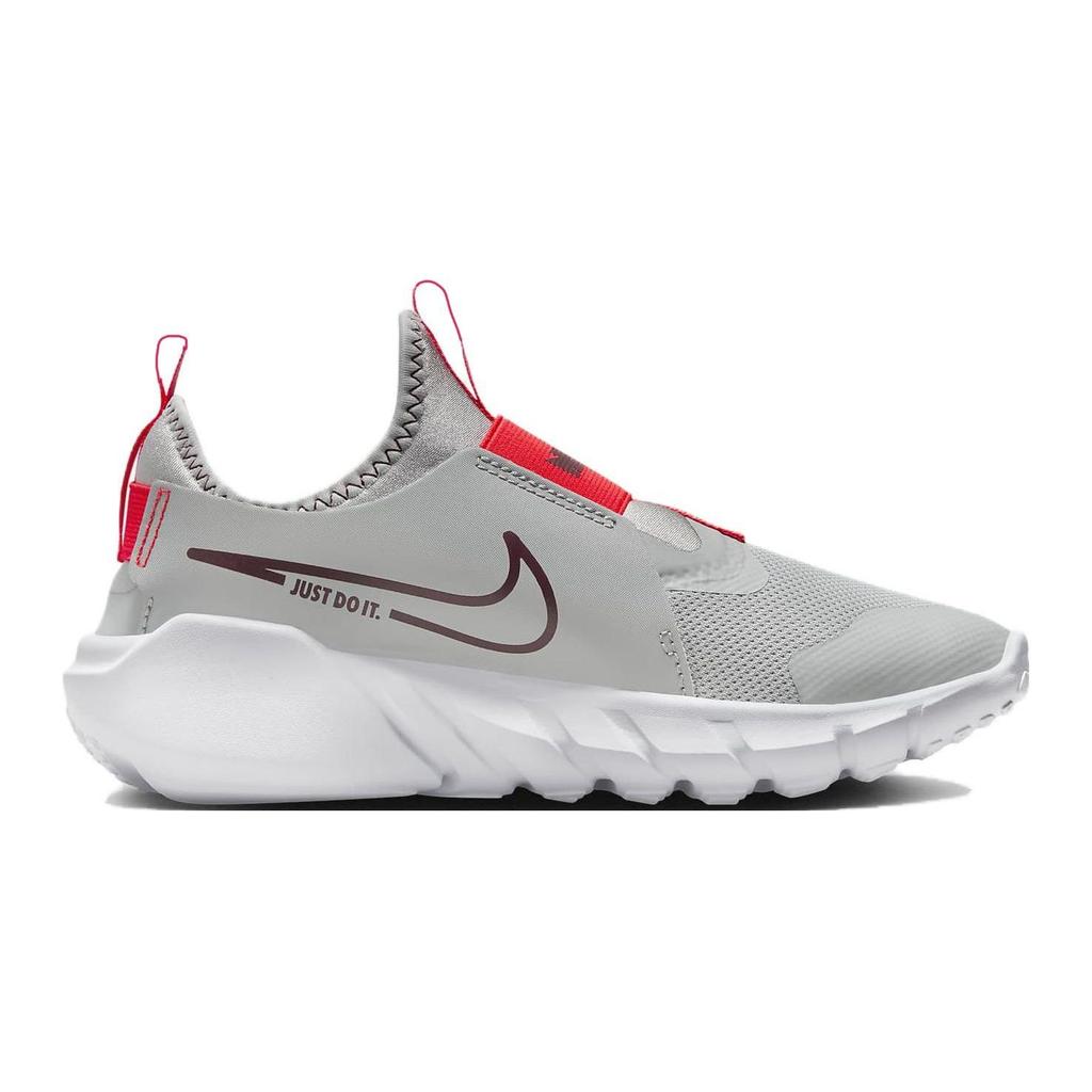 Nike Flex Runner 2 GS Light Smoke Team Red Παιδικά Αθλητικά Παπούτσια Γκρι Light-Smoke-Grey Λευκό DJ6038-009