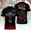 Judas Priest Band 3d Print T-shirt Men Women Fashion O-Neck Short Sleeve Tops Tees Rock Music Clothing Hip Hop Tshirt Male