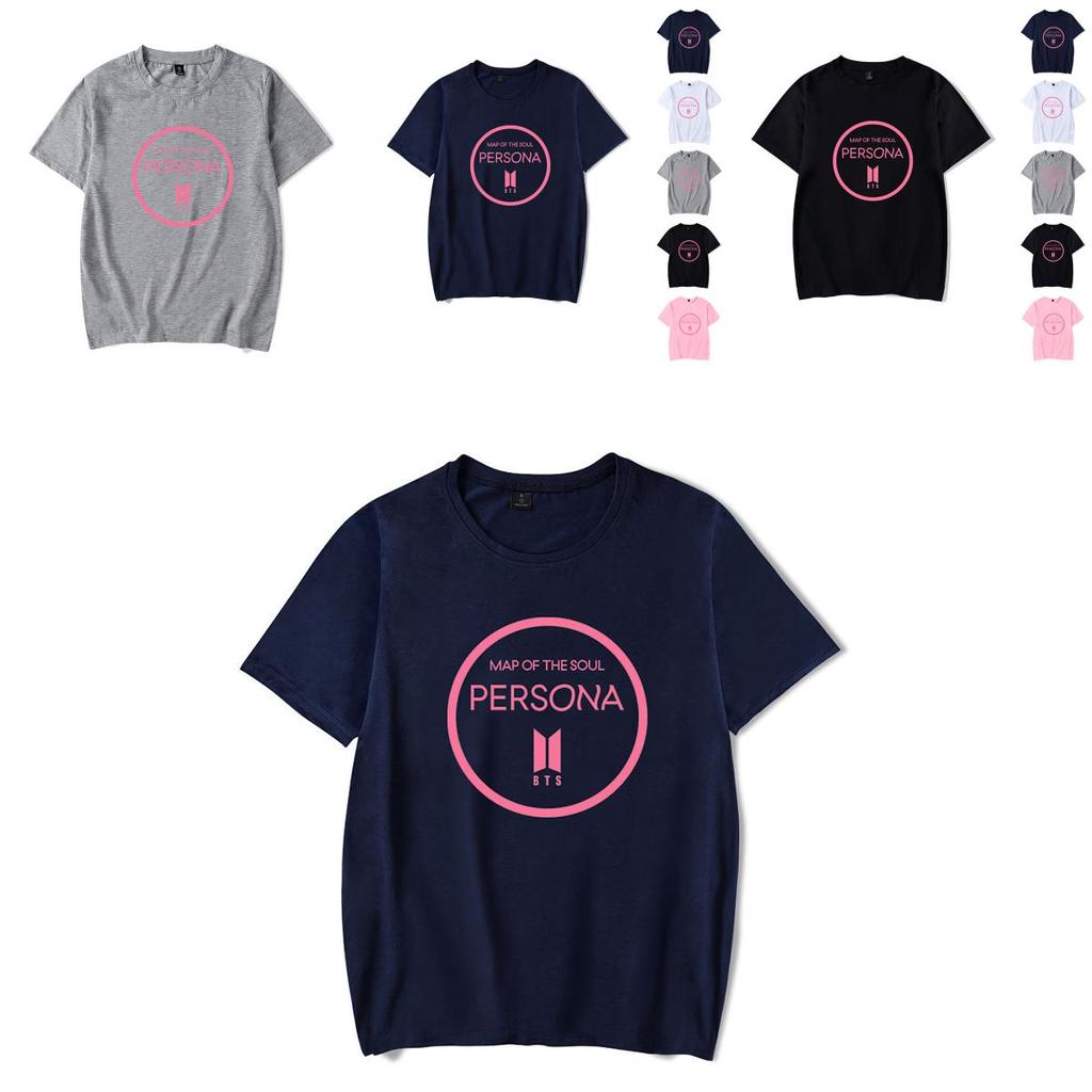 Map Of The Soul Persona Bts Tshirt Unisex Casual Cotton Blend Tee With Bold Graphic Design