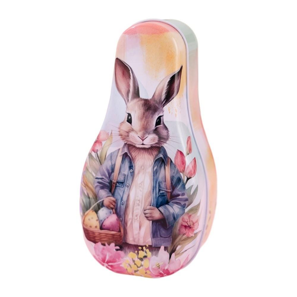 Vintage Easter Egg Tinplate Case Cartoon Tinplate Candy Box Tinplate Cookie Box  Holiday Events
