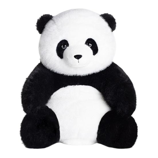 Realistic Panda Plush Toy Soft Stuffed Animal Cute Bear Plushie Simulation Fluffy Panda Doll Kawaii Gift for Girls