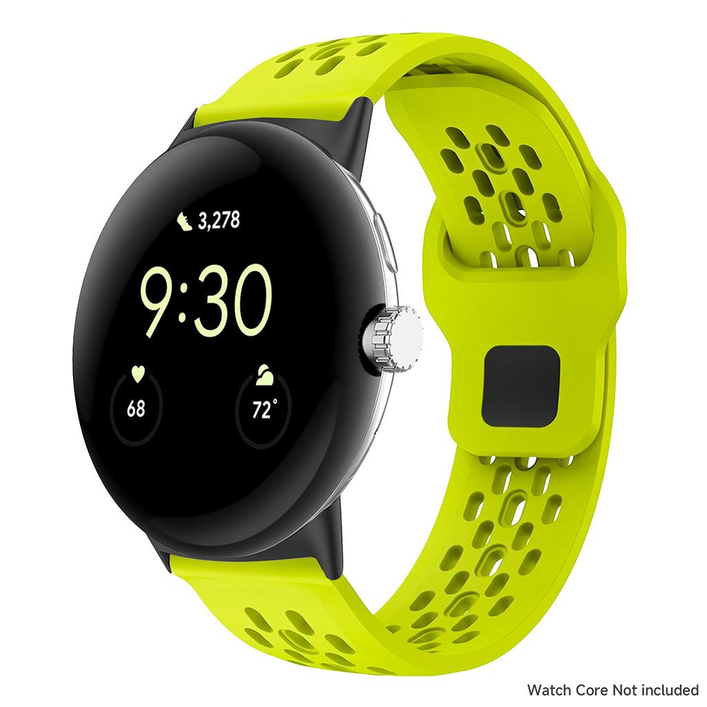 Silicone Band For Google Pixel Watch 5/4/3/2/1 Breathable Sport Strap For Pixel 3/4/5 45mm Smartwatch Replacement Soft Bracelet