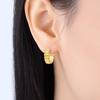 Orstarry S925 Silver 18k Gold Modern Square Hoop Earrings For Women Trendy Jewelry Anniversary Gifts