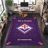 Crystal Velvet Rug Fiorentina FC Print Custom Name Text Floor Mat Home Decor
