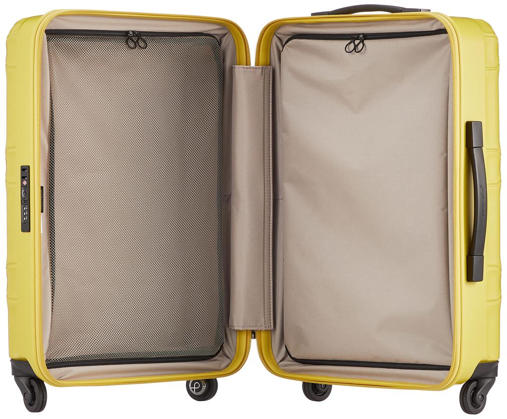 Suitcase M Size 3 Nights 4 Days 4 Nights 5 Days 52L Caster Stopper Silent Casters Interior Fabric 10 Year Warranty Made in Japan Carry Case Carry Bag