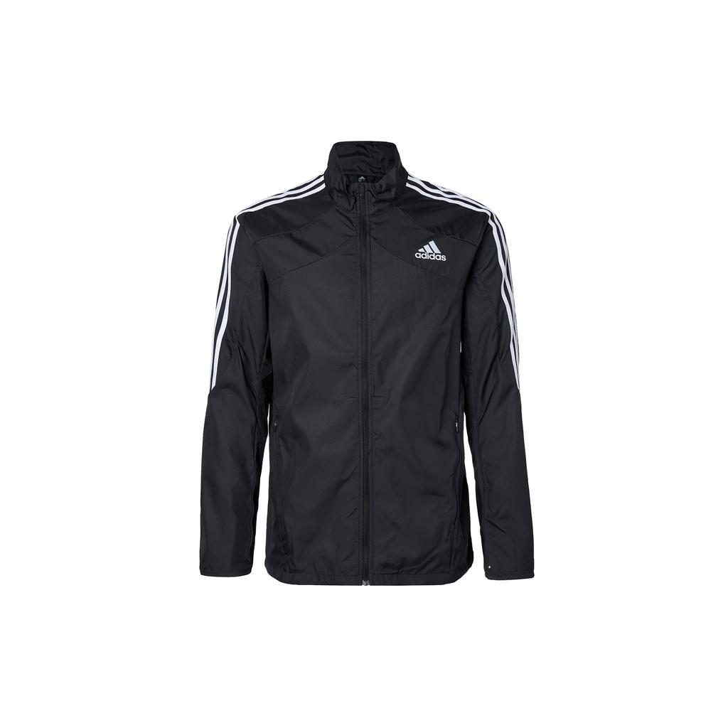 New Adidas 3 Stripes Jacket Men's Black GM1410