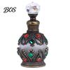 Portable Essential Oil Bottle 15ML Vintage Luxury Refillable Perfume Bottle, & Fragrance Glass Dispenser Dubai Arabian Style Empty Container