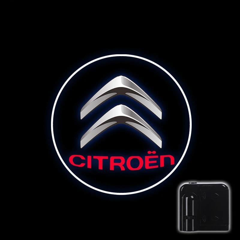 Auto Universal Wireless Door Led Welcome Light Projection Lamp Light For Citroen C4 C5 C3 C2 C1 C4L C6 Picasso Saxo VTS