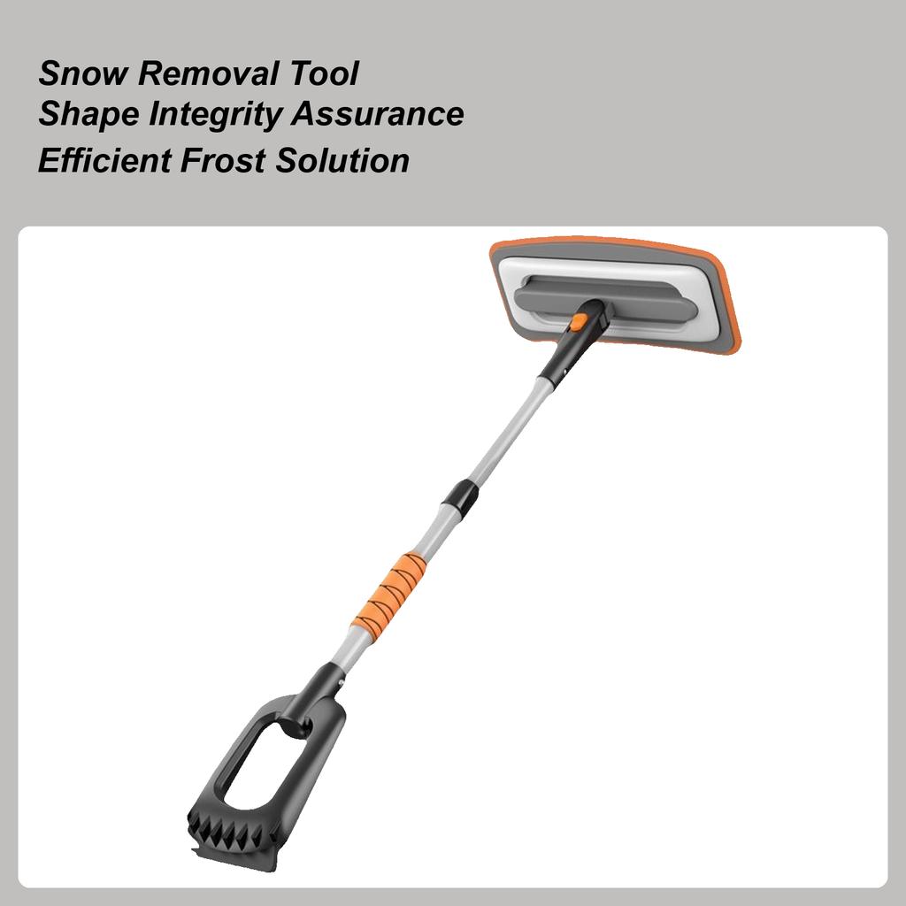 Ice Scraper Aluminum Alloy Extendable Auto Accessories Car Windshield Scraper For Window Truck SUV Vehicle Roof Winter Cleaning