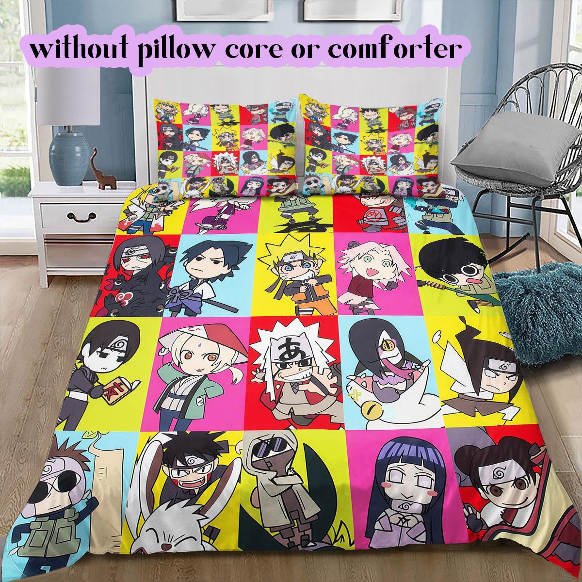 

Naruto anime Soft and Comfortable Duvet Cover, Children s Bedding Set Gift, Extra Large Size, Various Sizes Available 135x200cm