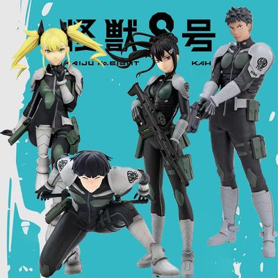 Em Estoque 1-4 Peças Amine Kaiju Não. Figura 8 Kafka Hibino Mina Ashiro Esqueleto Criativo Modelo de PVC Brinquedos Estátua de Ação para Crianças Boneca Presentes