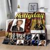 French Rock Star Johnny Hallyday Blanket Flannel Blanket Home Travel Blanket Fashion Warm Blanket Bed Linings Birthday Gift