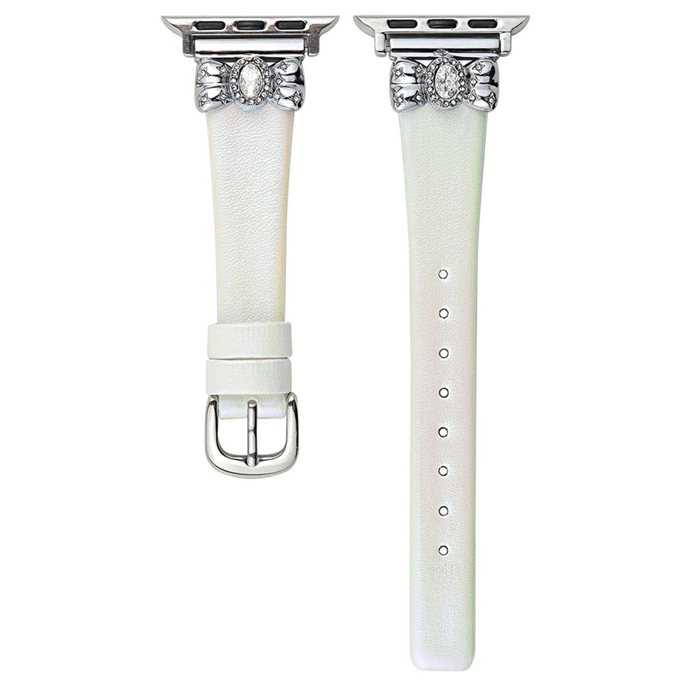 Watch Strap for Apple Watch Series 10 Ultra 9 8 7 SE 6 5 4 3 2 1 46mm 49mm 45mm 44mm 42mm Leather Band Butterfly Joint