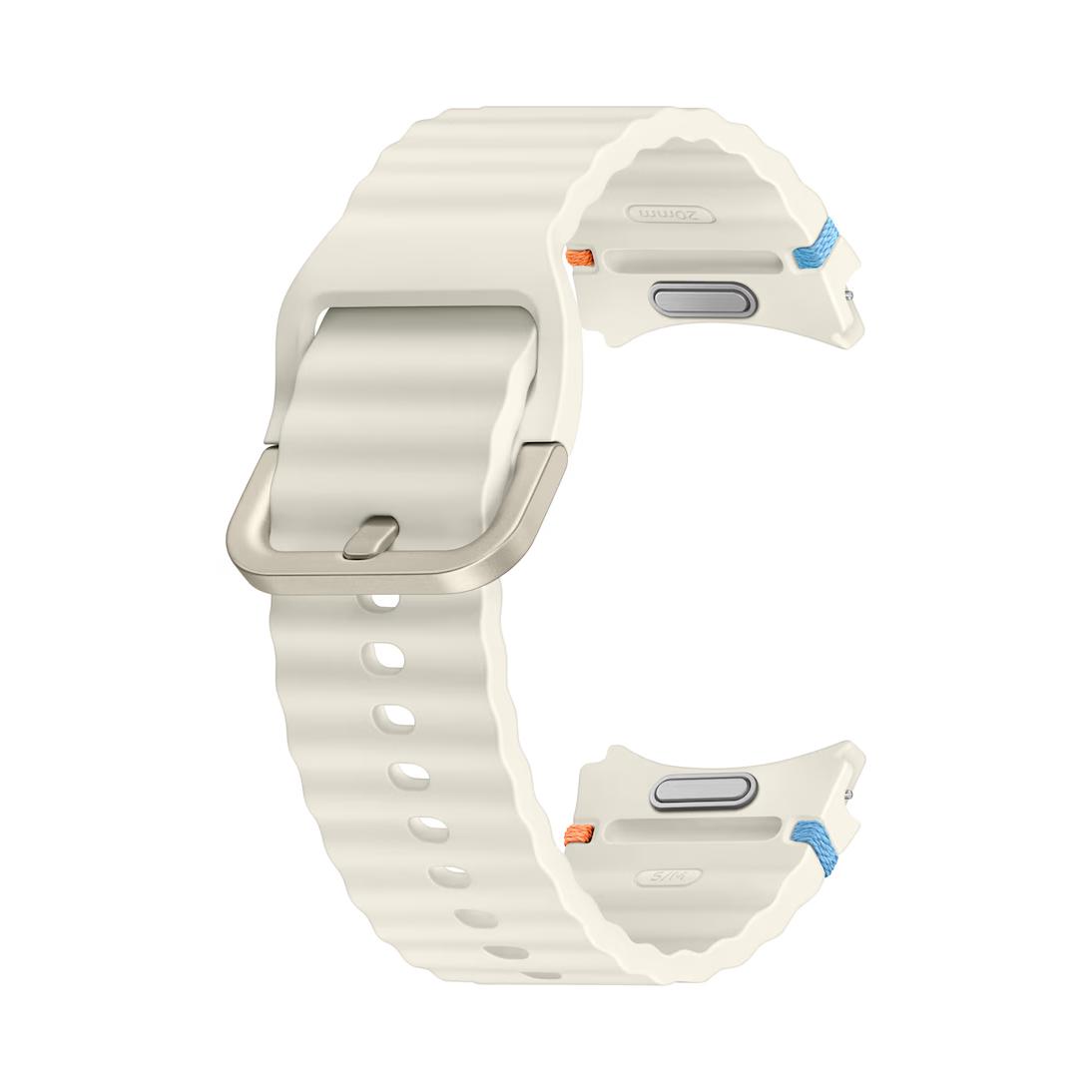 Original Samsung Galaxy Watch 4 4 Classic 5 5 Pro 6 6 Classic 7 Sport Armband S/M M/L Samsung Smartwatch Armbänder S/M M/L S/M creme