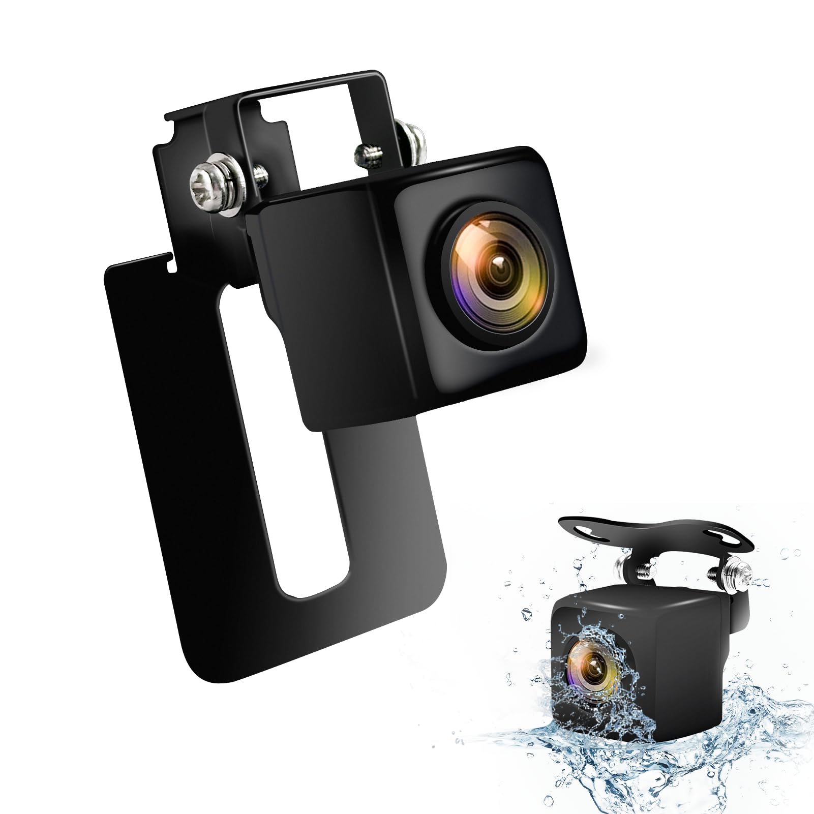 

PORMIDOAUTO (2025 Новейший AHD 1080P и 25 кадров в секунду) Маленькая задняя камера, 2 миллиона пикселей, минимум Ultra small чёрный