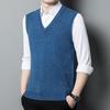 Men's 100% Wool V-Neck Base Layer Vest