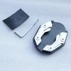 1Stk Geeignet für Motorradmodifikation Aluminiumlegierung Seitenständer Fußstütze Vergrößerte Basis Stativ Verbreitertes Rutschfestes Pad