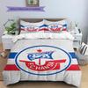 FC Hansa Rostock Pattern Bedding,Quilt Set Quilt Cover Pillowcase Home Birthday Gift (1 * duvet cover + 2 * pillowcase, without core)