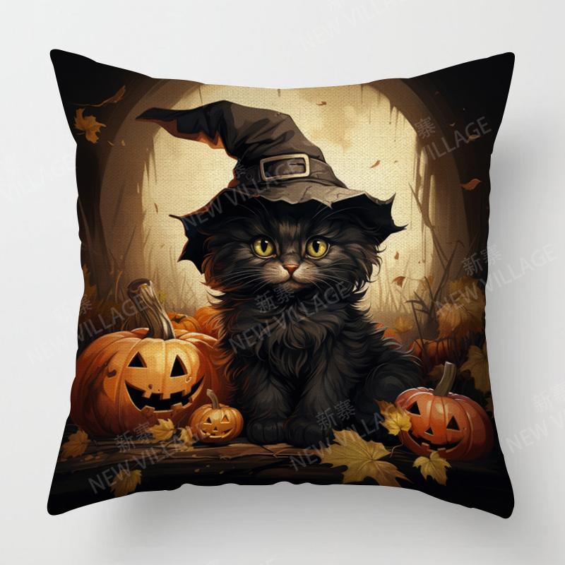 Decorative Cushion Home Living Room Decor Throw Pillow Cover 40*40 40x40cm 60x60cm 45x45cm 50x50cm Pillowcase Halloween Autumn