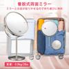 LunarCorky Actress 8 Inch Makeup 1x 10x Magnifying HD Double Sided 360 Degree Stand Removable Weighted Mirror Surface Popular For Bathroom Mirror,