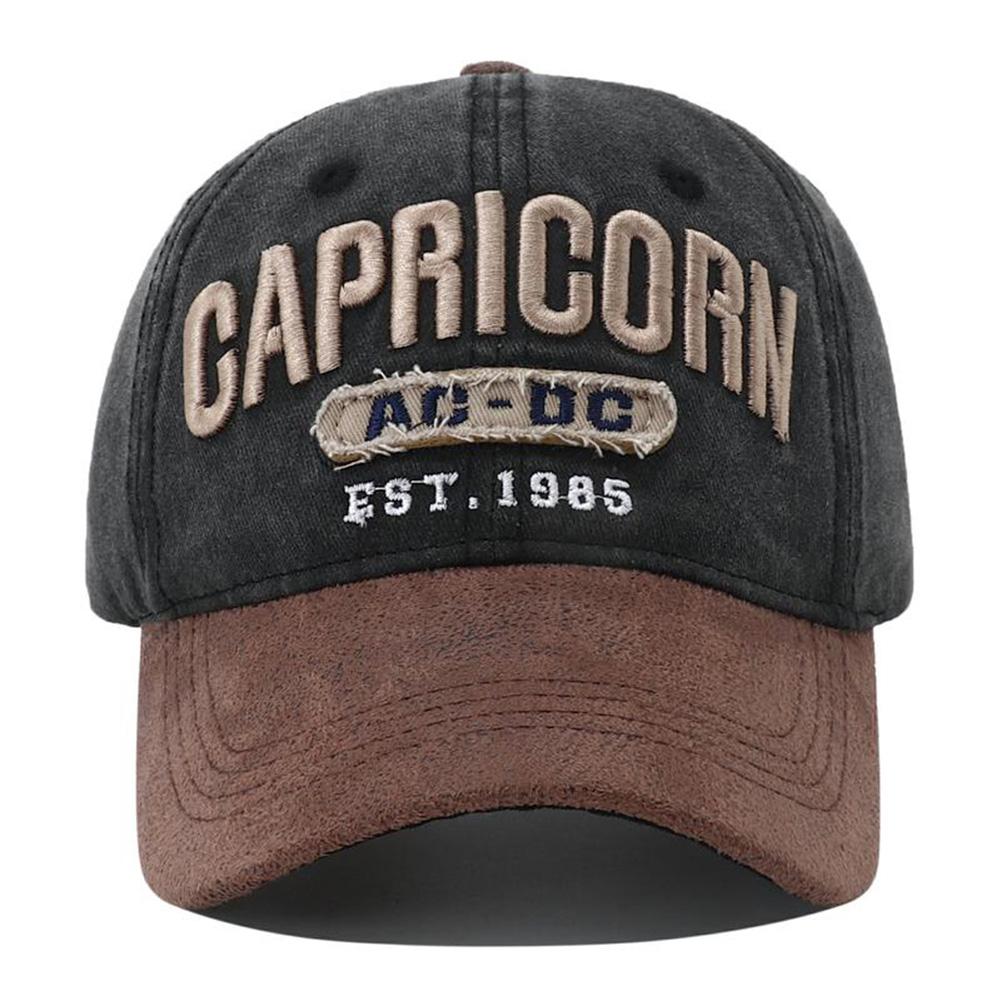 Retro Letter Embroidery Baseball Cap Spring Summer Adjustable Cotton Snapback Hat Hip Hop Streetwear Sun Hats for Men Women