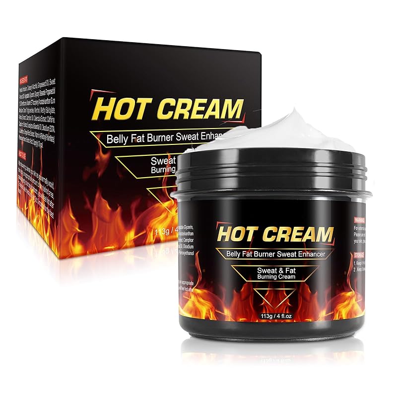 Sweat Cream for Skin, Natural Workout Enhaner Promotes Circulation for Targeted Areas, Support Muscle Warm-up & Skin Tightening, Enhance Exercise