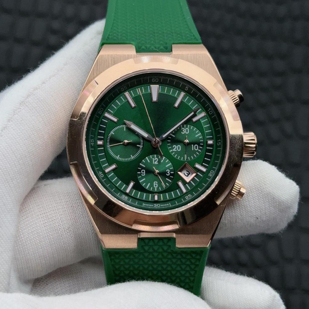 Jia Shi Jia 5500V Serie Automatische Leuchtende Herrenuhr mit Stahlarmband und Sechszeiger-Kalender