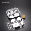 Adult 304 Stainless Steel Divided Meal Set