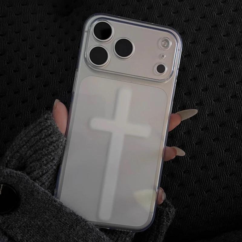 Cross Faith Original Niche High-end Feel Phone Case For iPhone 17 AIR 16 15 14 13 12 11 PRO MAX XR XSMAX MINI 7 8 PLUS Y2K Cover