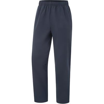 Li Ning Fitness Series Casual Simple Solid Color Straight Leg Knitted Sports Pants Men Bottoms Navy-Blue AYKV055-2