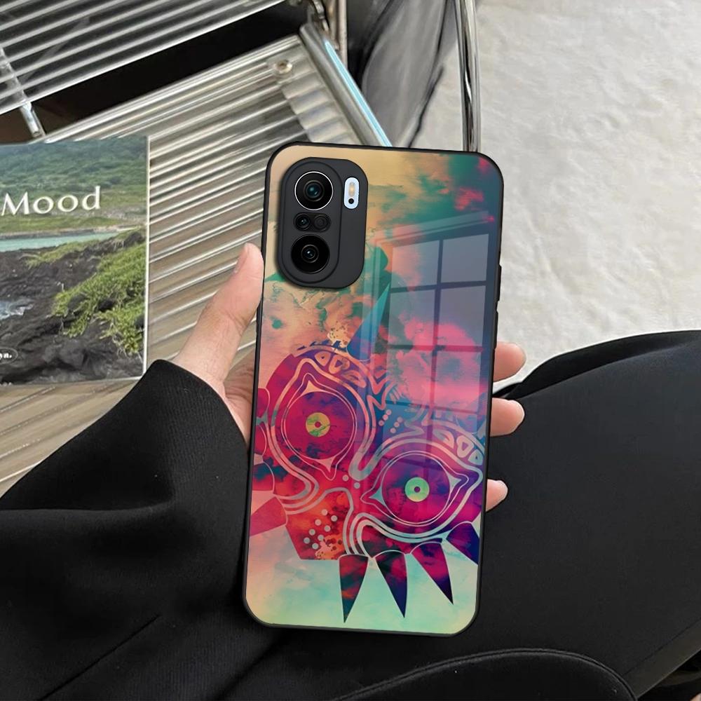 Cartoon Anime Game Z-Zelda Phone Case for Xiaomi 14 13 12 11 13t 12t 11t POCO M6 M5 X6 X5 F6 F5 Ultra Pro Lite 5G toughened glas