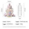 PPSU Kids' Dual-Drink Straw Bottle with Strap