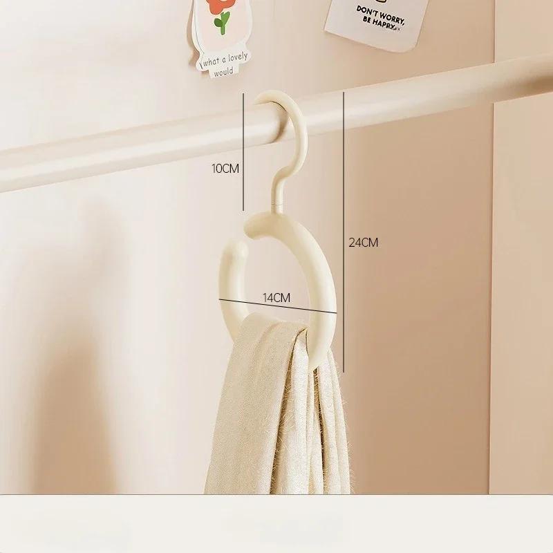 Hat Storage Clothes Hanger Invisible Luxury Multi-Function Hook Home Use New 2026 Plastic Coat Hanger Nordic Sle Adult Closet