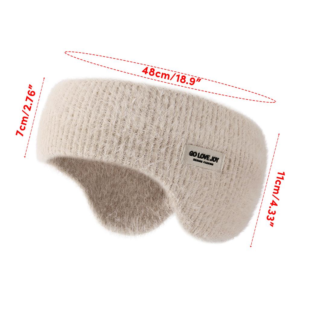 Women Men Winter Ear Head Wrap Headband Winter Outdoor Skiing Running Warm Headbands Ear Head Warmer Thermal Ear Muff