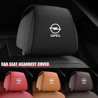 Leather Car Seat Headrest Protective Cover Accessories For Astra J K OPC Corsa Vectra D Zafira B Insignia Mokka Vivaro