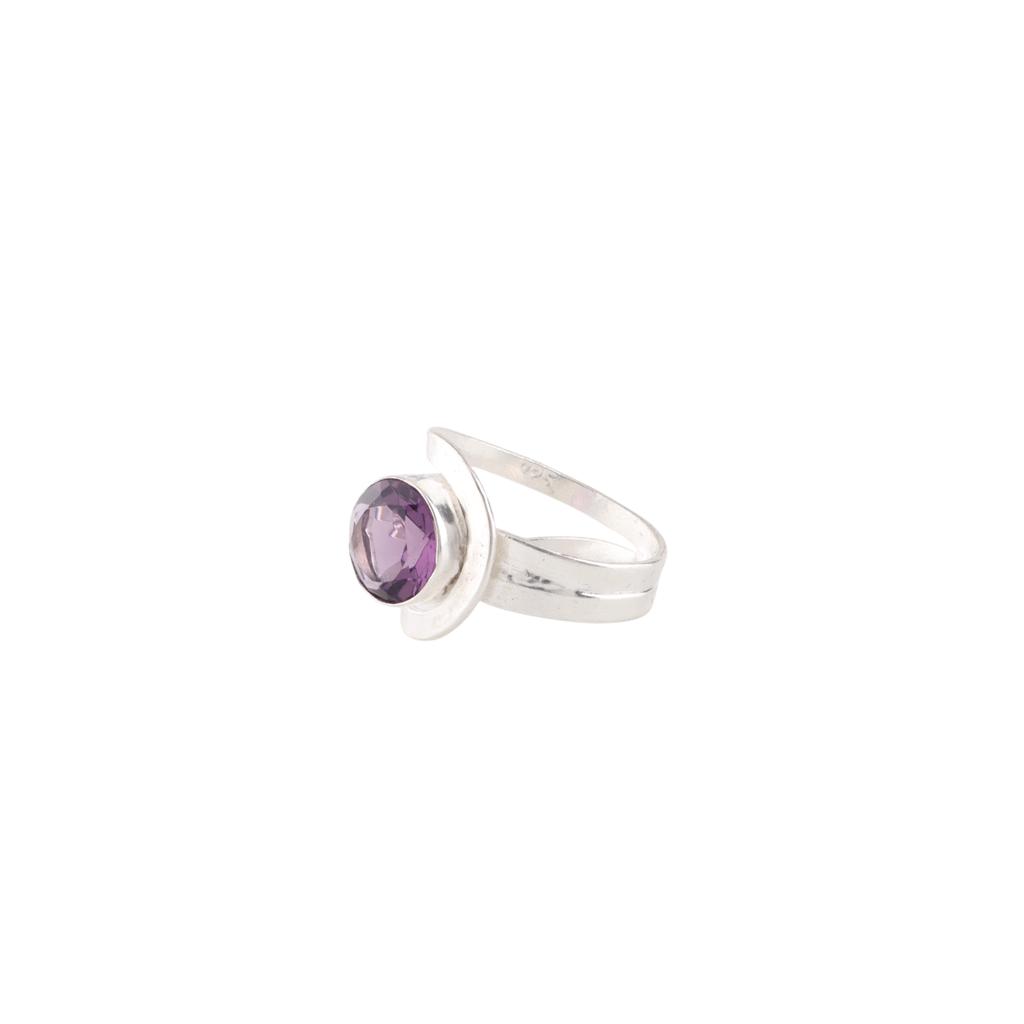Amethyst Gemstone 925 Sterling Silver Jewelry Handmade Ring For Engagement Gift RR-68-7