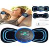 8 Modes Mini Massage Patch Portable Design Cervical Massager  Muscle Fatigue Relieve