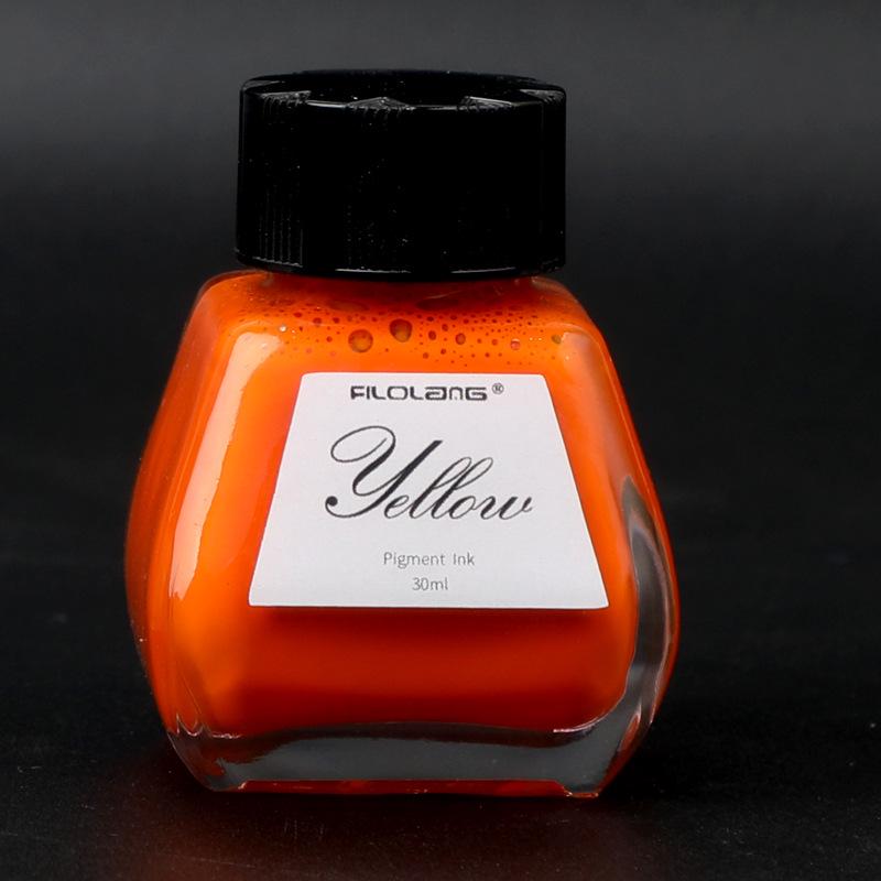 Feiluo Jin Mo Zhi Gold Powder Ink, Four Treasures for Writing Couplets & Chinese Painting, Vermilion Script Pigment.