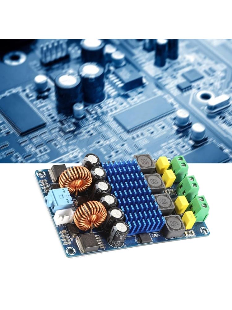 Placă amplificator de putere cu 2 canale XH-M642, placă amplificator digital cu amplificare automată, 2 canale, pentru home theater și studio de înregistrări