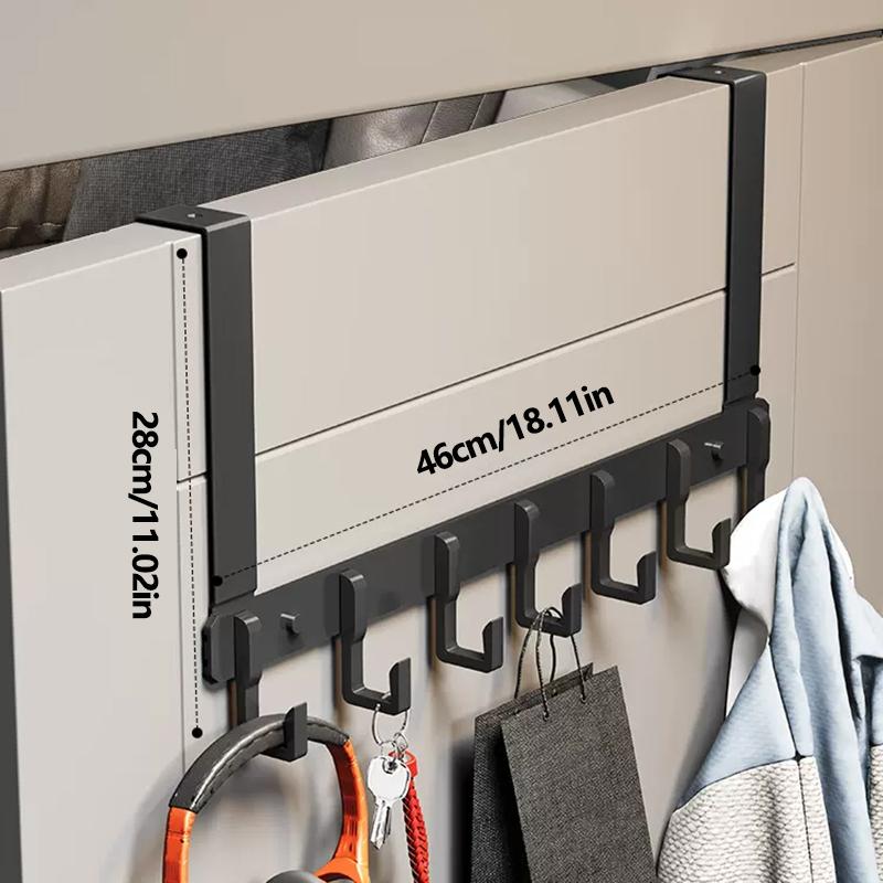 Über Tür Haken Aufhänger Lang Weiß Glas Badezimmertür Ohne Bohren Haken Aufhänger Flur Schlüsselhalter Garderobe Für Taschen Türhänger Hängen