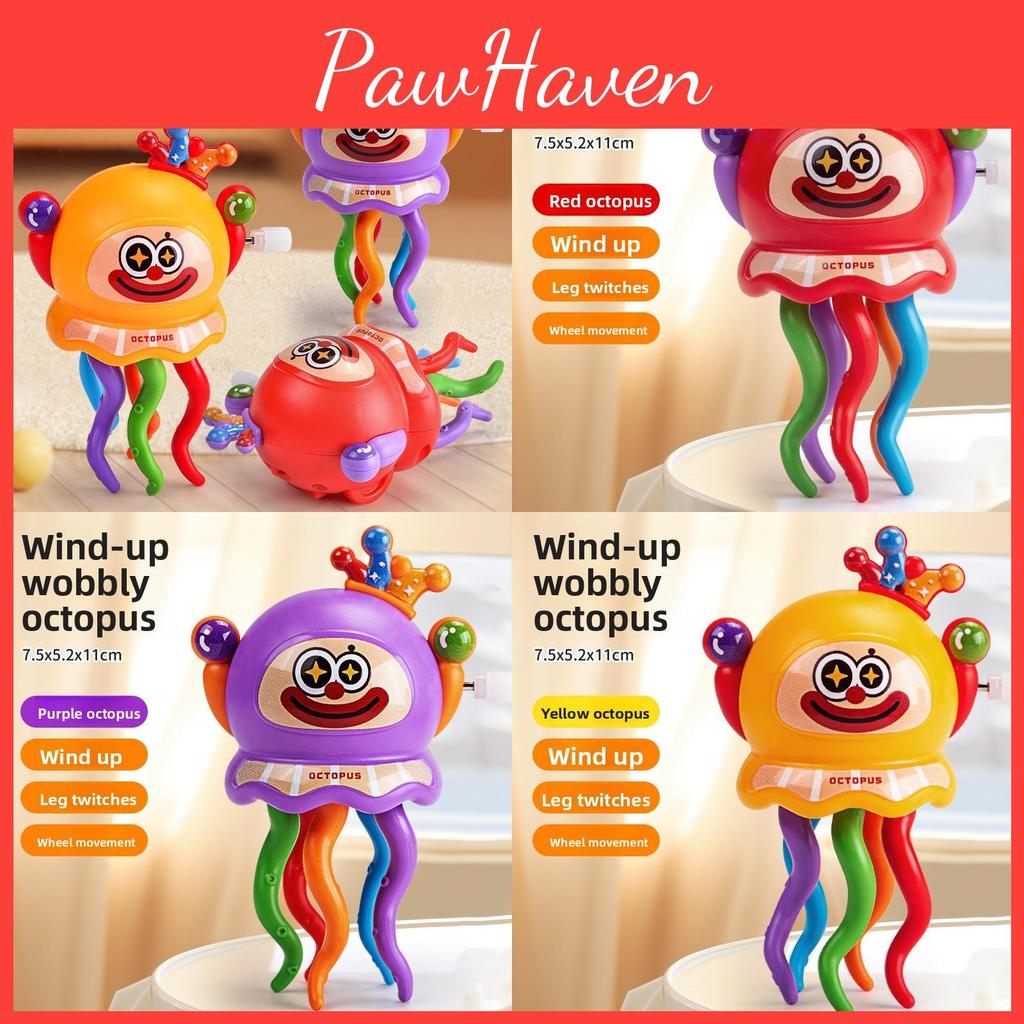 Fun Linked Chain Clown Octopus Handheld Toy Sensory Play Interaction Parent