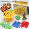 Table Games Toys, Checkers, Bead Balance Tree, Pirate Eggs A Variety Of Children'S Early Education Educational Toys