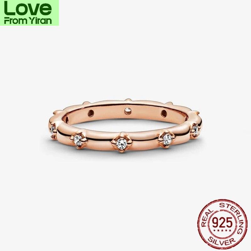 New Arrival Spring Authentic Color Finger Ring Sparkling Daisy Flower Crown Rings Women Engagement Jewelry Giveaway Present Event