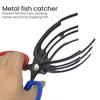 1/2Pcs 3 Claw Fish Gripper with Ergonomic Handle Non-Slip Portable Metal Fishing Pliers Gripper Multifunctional Fish Grips Clamp