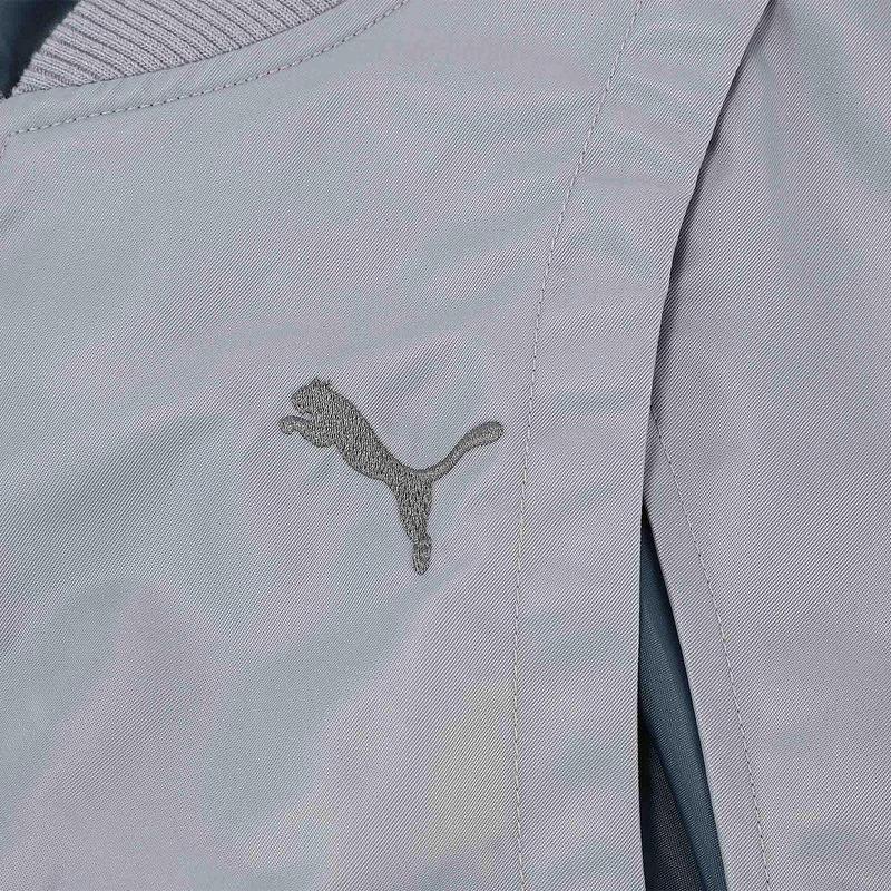 Puma Μπουφάν Μονόχρωμο με Φερμουάρ Μακρυμάνικο Γυναικεία μπουφάν Γκρι 633245-89