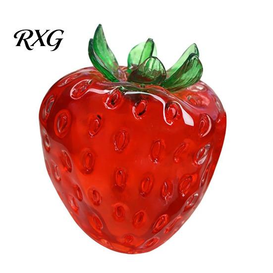 Soft Stress Ball Clear Strawberry Toy, Giant Red Pink Squeeze TPR Toy for Relieve Stress, Fake Fruit Sensory Fidget Relief Gadget