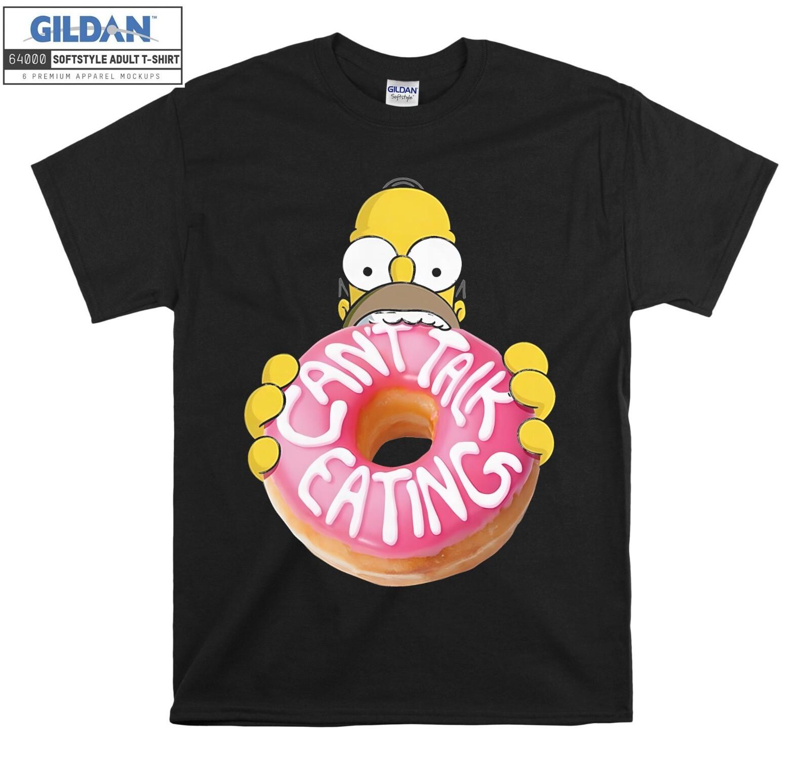 The Simpsons Homer Can t Talk T-Shirt Mens Womens Tees Top Gift Hoodie T Shirt Mens Womens Tees Top Men Women Unisex 7469 XL