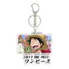 Cartoon Zoro Usopp Luffy Anime Characters Acrylic Keychain Ornaments Fashion Cool Figure Charm Backpack Accessories Keyring Toys