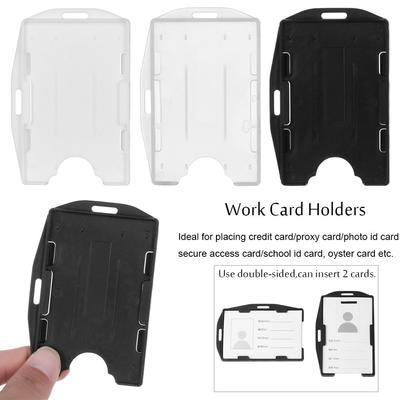 Protector Cover Multi-use Badge Office School ID Card Pouch Work Card Holders Card Sleeve Name Card